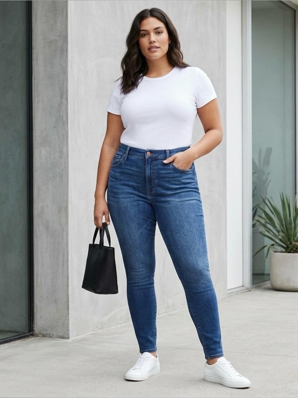 J. Crew Women's Dark Blue Skinny Jeans